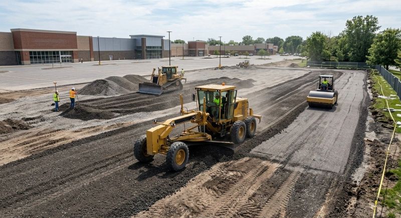 Parking Lot Excavation in Layton, UT